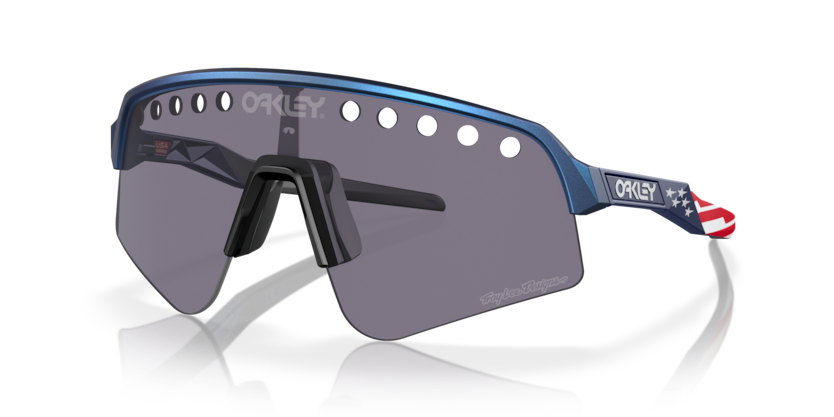 Oakley Sutro Lite Sweep Prizm - Cykelbrille - Grey Troy Lee - Smoked Linse