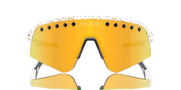 Oakley Sutro Lite Sweep - Cykelbriller - Prizm 24k - White splatter MVDP signature edition