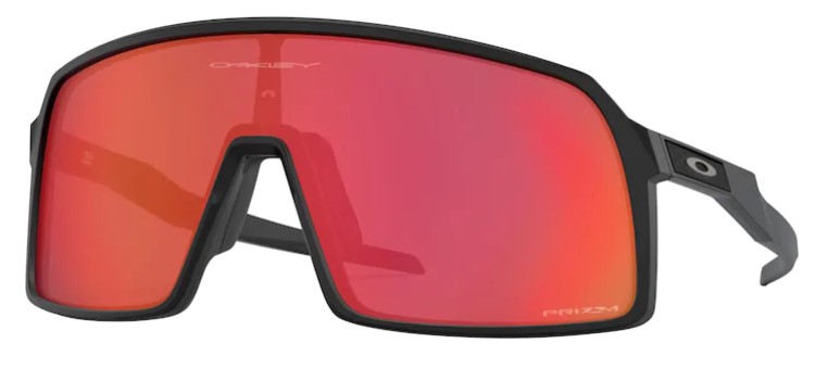Oakley Sutro Prizm Trail Torch - Cykelbrille - Mat Sort