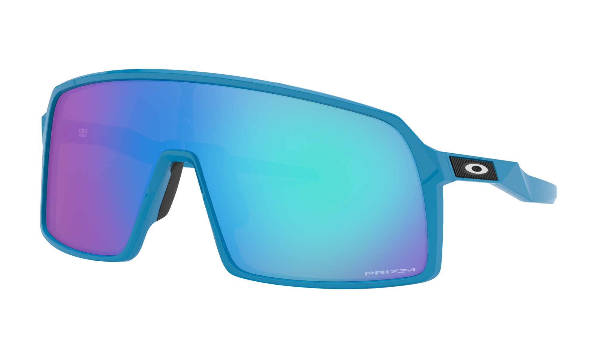 Oakley Sutro - Cykelbrille - Prizm Sapphire - Mat Blå