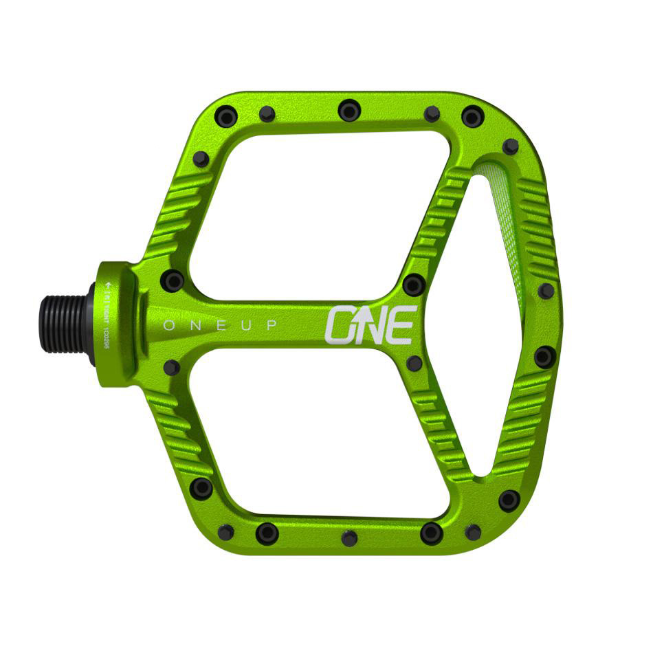 OneUp Aluminium Flats Pedaler Grøn