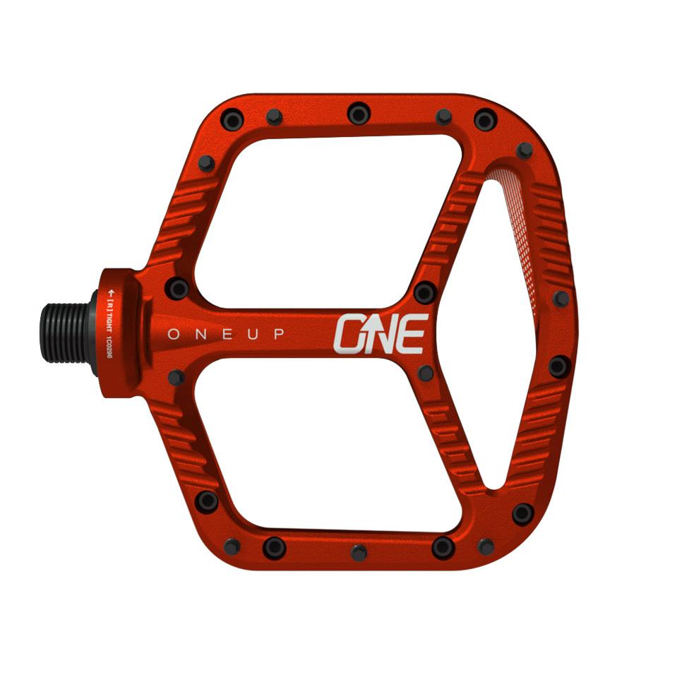 OneUp Aluminium Flats Pedaler Rød