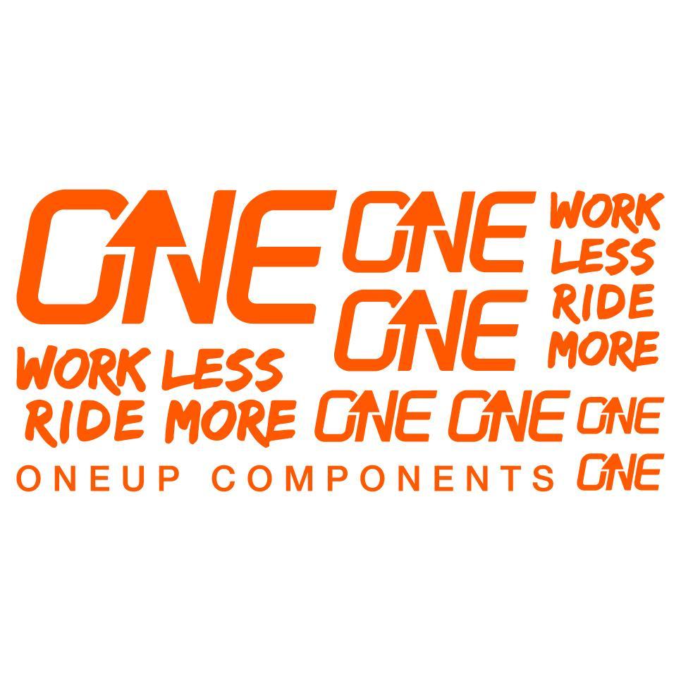 OneUp Components Klistermærker Orange