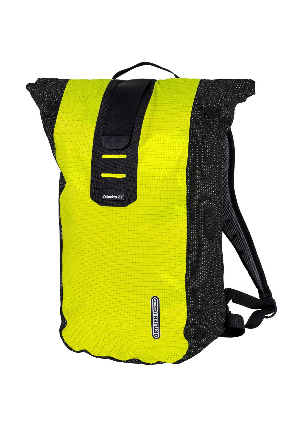 Ortlieb Velocity High Visibility - Rygsæk - 23 liter - Gul / sort