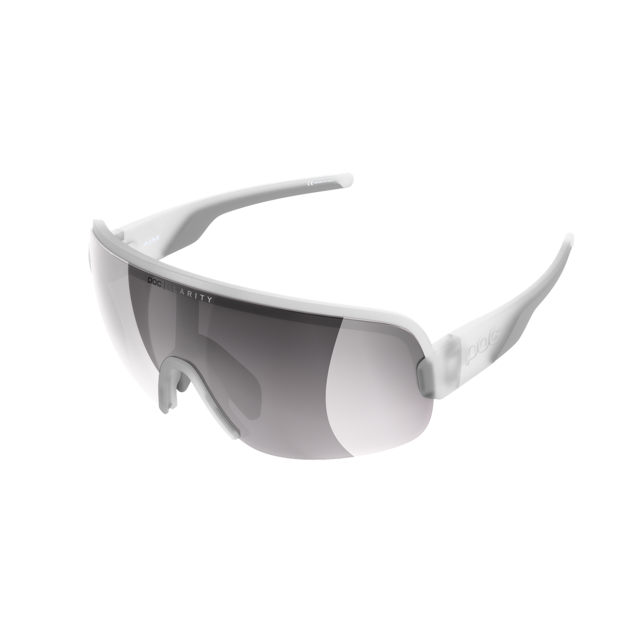 POC Aim Cykelbriller - Transparant Crystal/Clarity Road/Silver Mirror