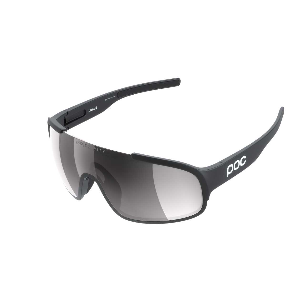 POC Crave Cykelbriller Uranium Black Clarity Road Silver Mirror