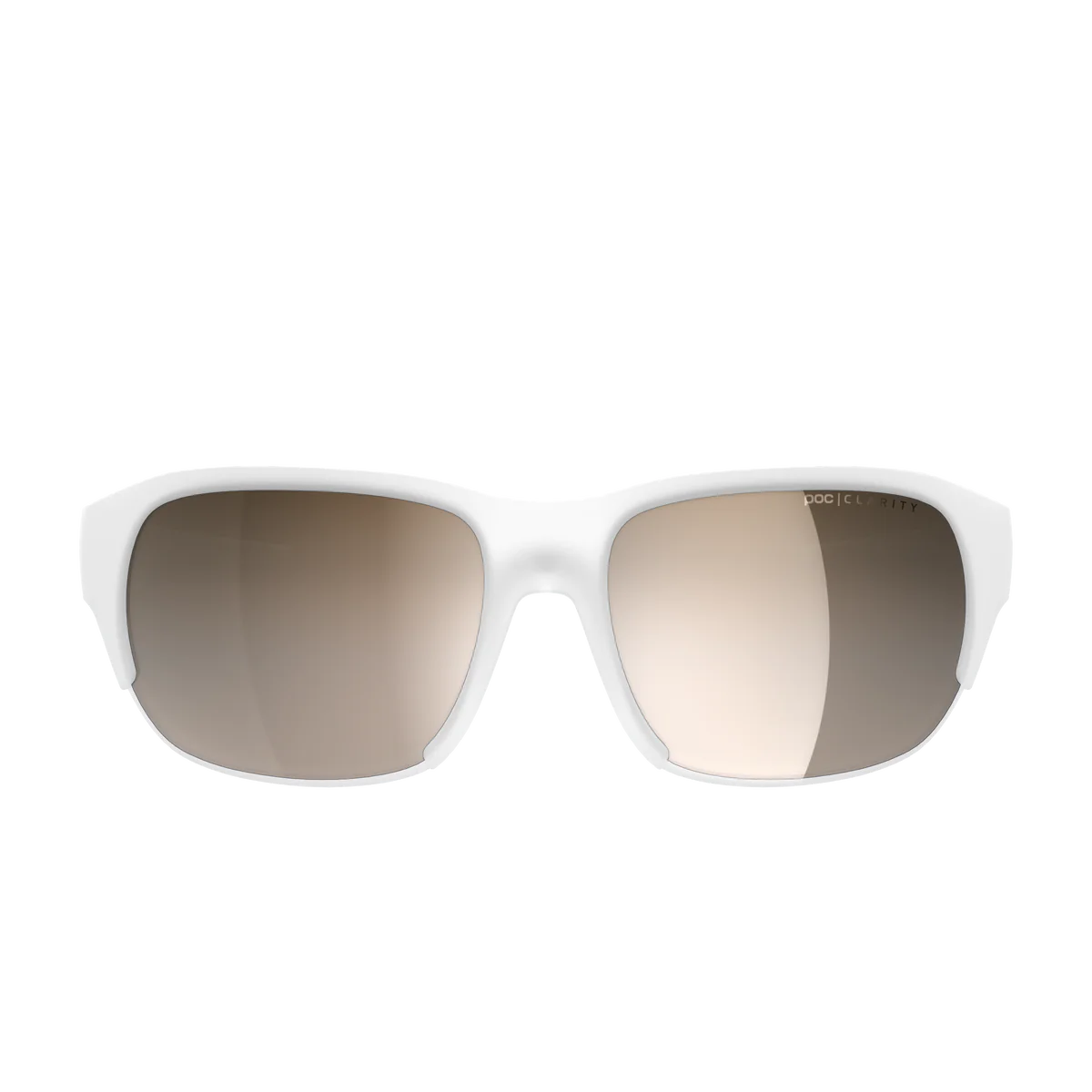 POC Define Cykelbriller Transparant Crystal Med Brown/Silver Mirror Linser