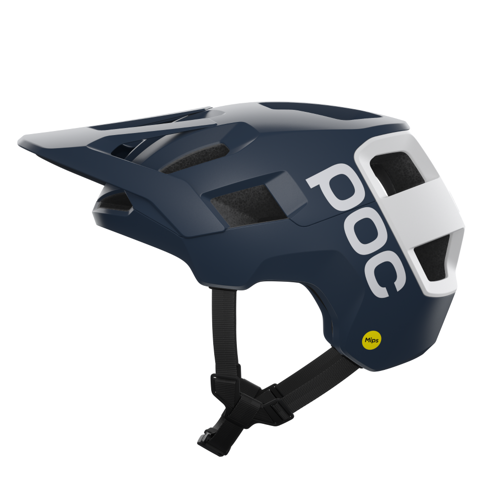 POC Kortal Race MIPS MTB cykelhjelm Apatite Navy Matt/Hydrogen White Matt (Hjelmstørrelse: 51-54 cm)