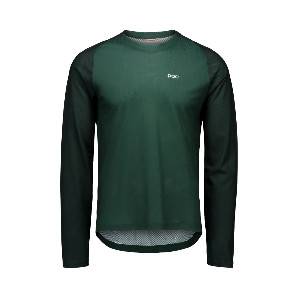 POC M's Motion Air langærmet cykeltrøje herre Pargasite Green