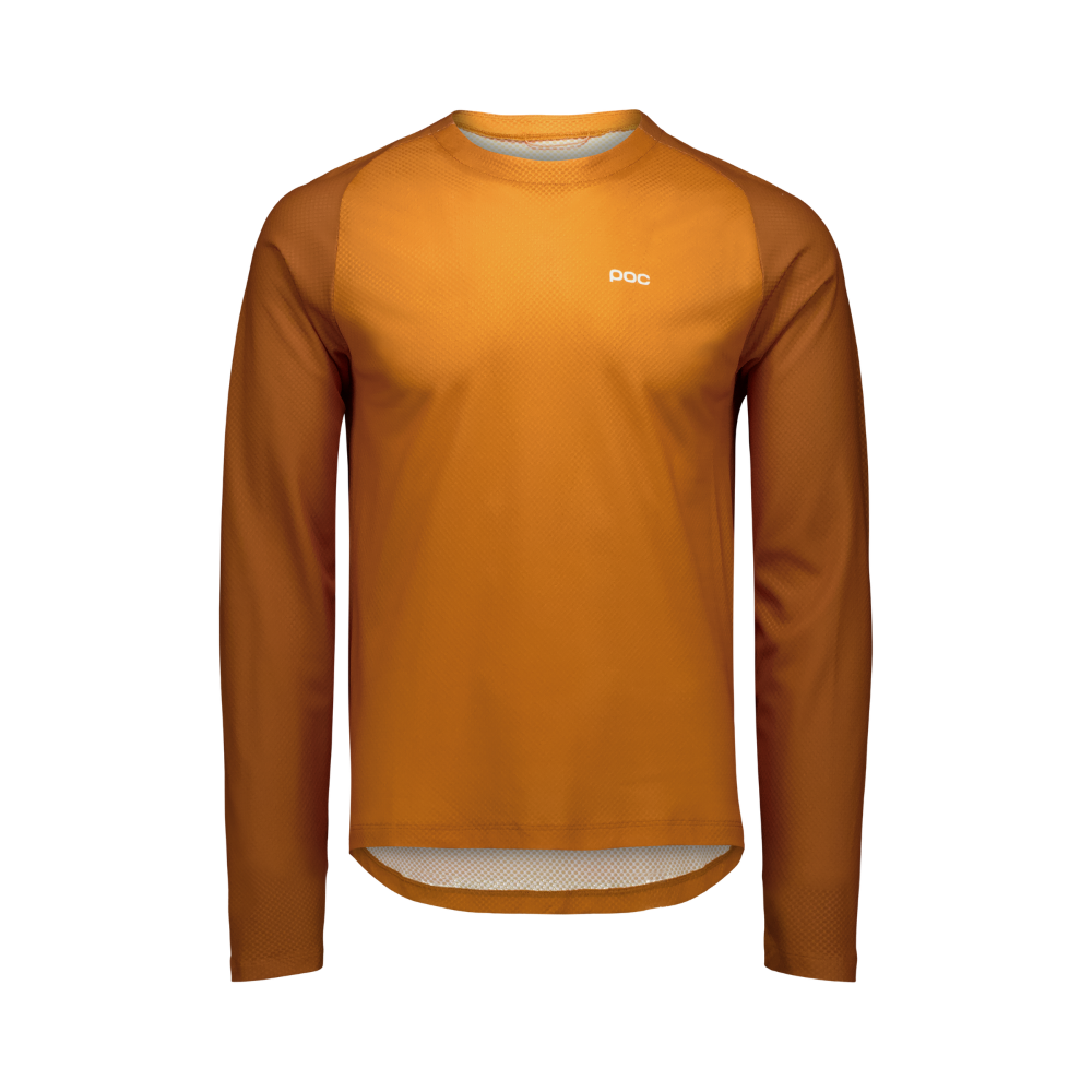 POC M's Motion Air langærmet cykeltrøje herre Bauxite Brown