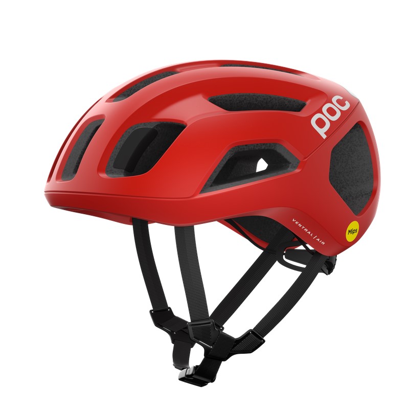 POC Ventral Air Mips cykelhjelm - AVIP fluorescerende orange/hvid, str. M (54-59 cm)