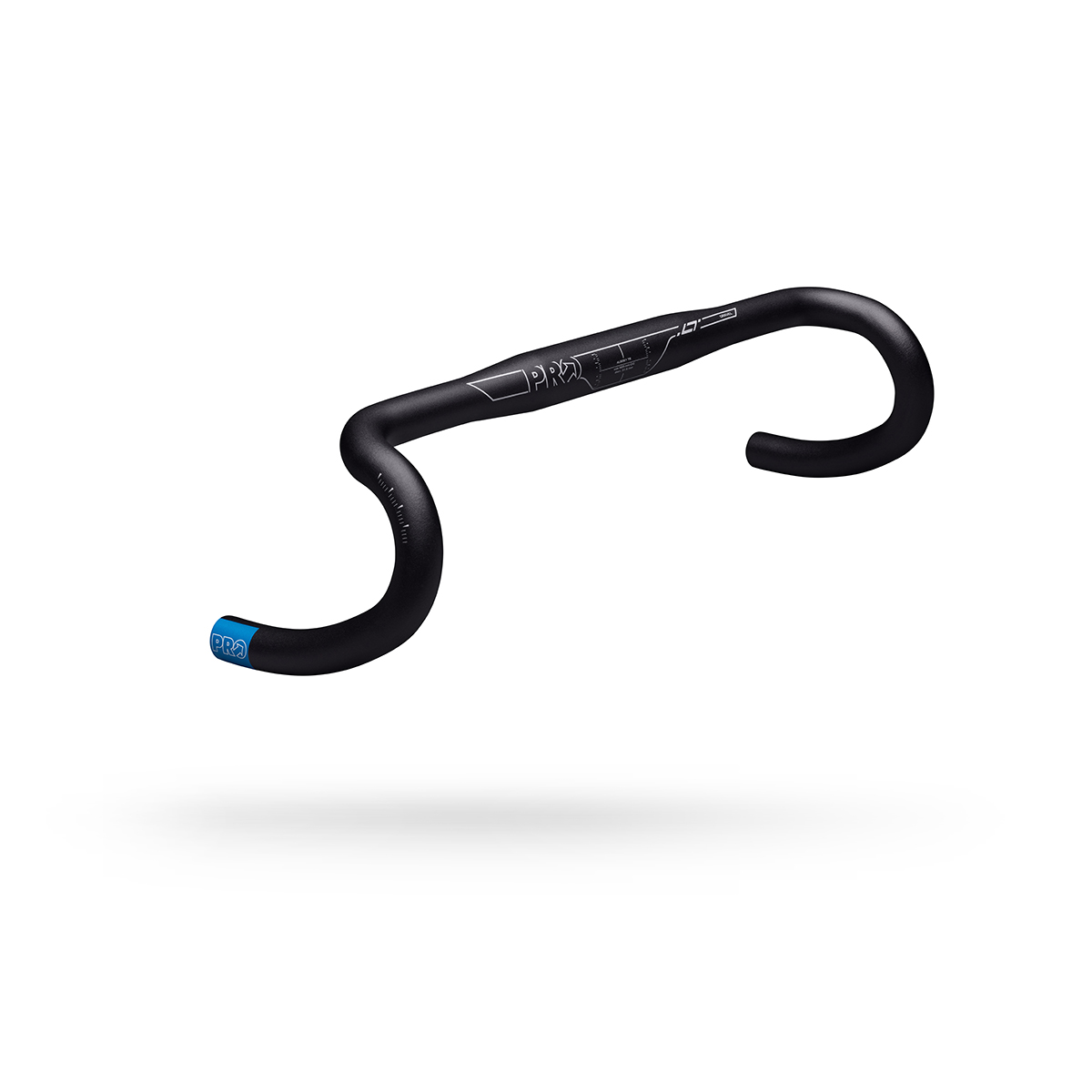 PRO LT Gravel - Styr 10 grader sweep - Sort - 46cm - 31,8mm