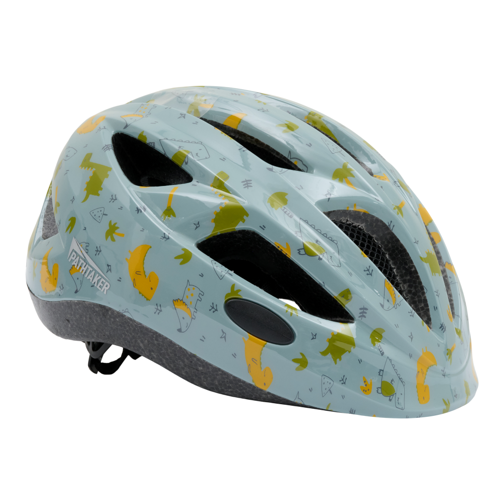 Pathtaker Lucky - Børnecykelhjelm - Dino - Str. 46-51 cm