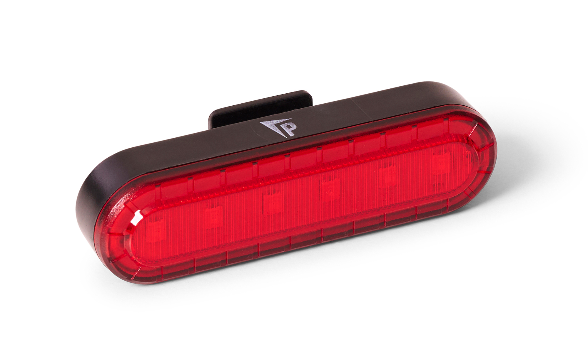 Pathtaker baglygte med 10 lumen genopladelig - med lygteholder til sadelpind