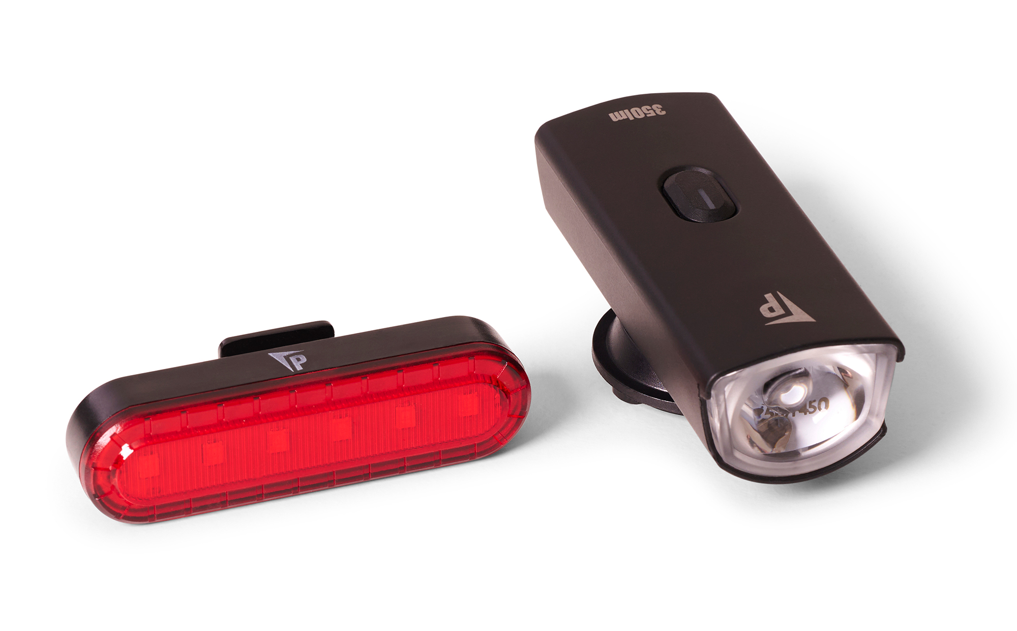 Pathtaker lygtesæt 350 og 10 lumen genopladelig - inklusiv lygteholder