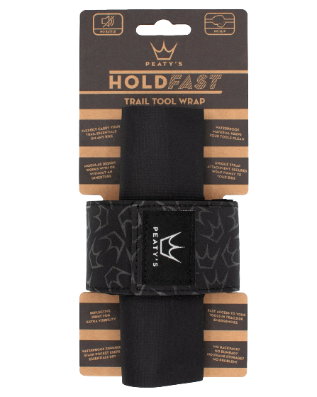 Peaty's HoldFast Trail Tool Wrap - Nightrider Black