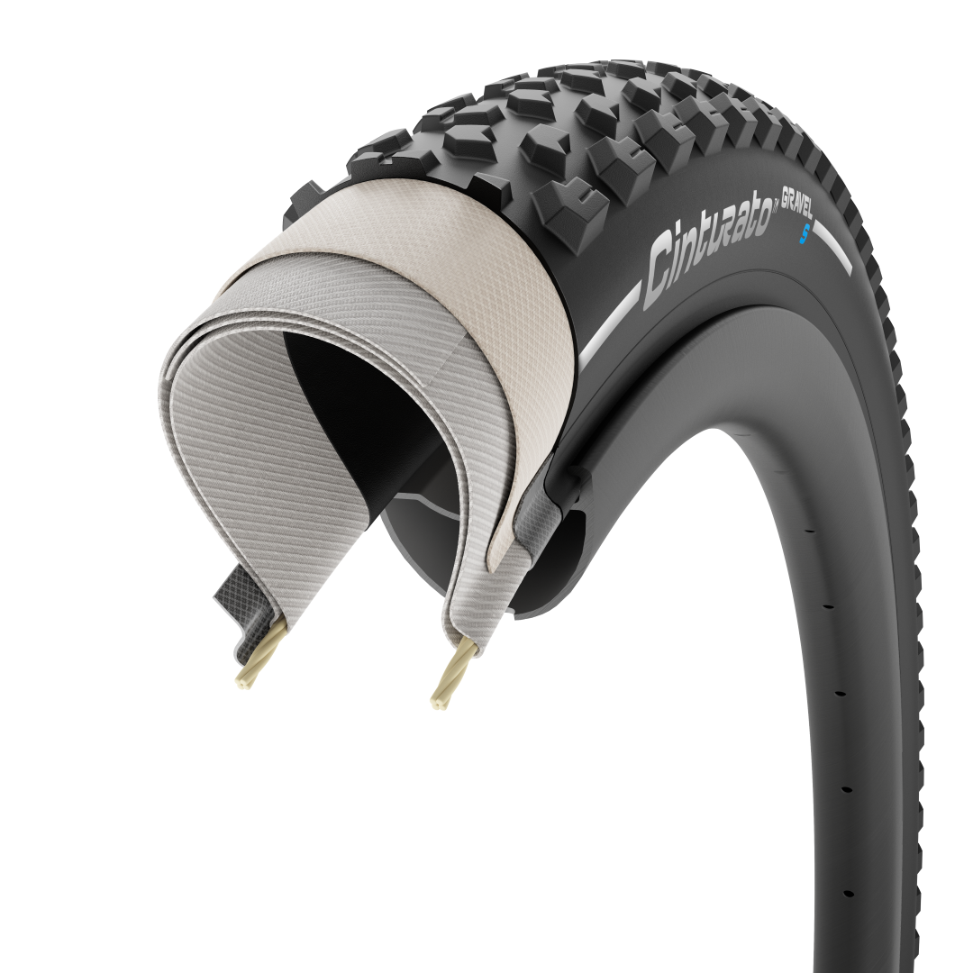 Pirelli - Cinturato Gravel S Sort - Gravel - 40mm Cross- & Gravel dæk