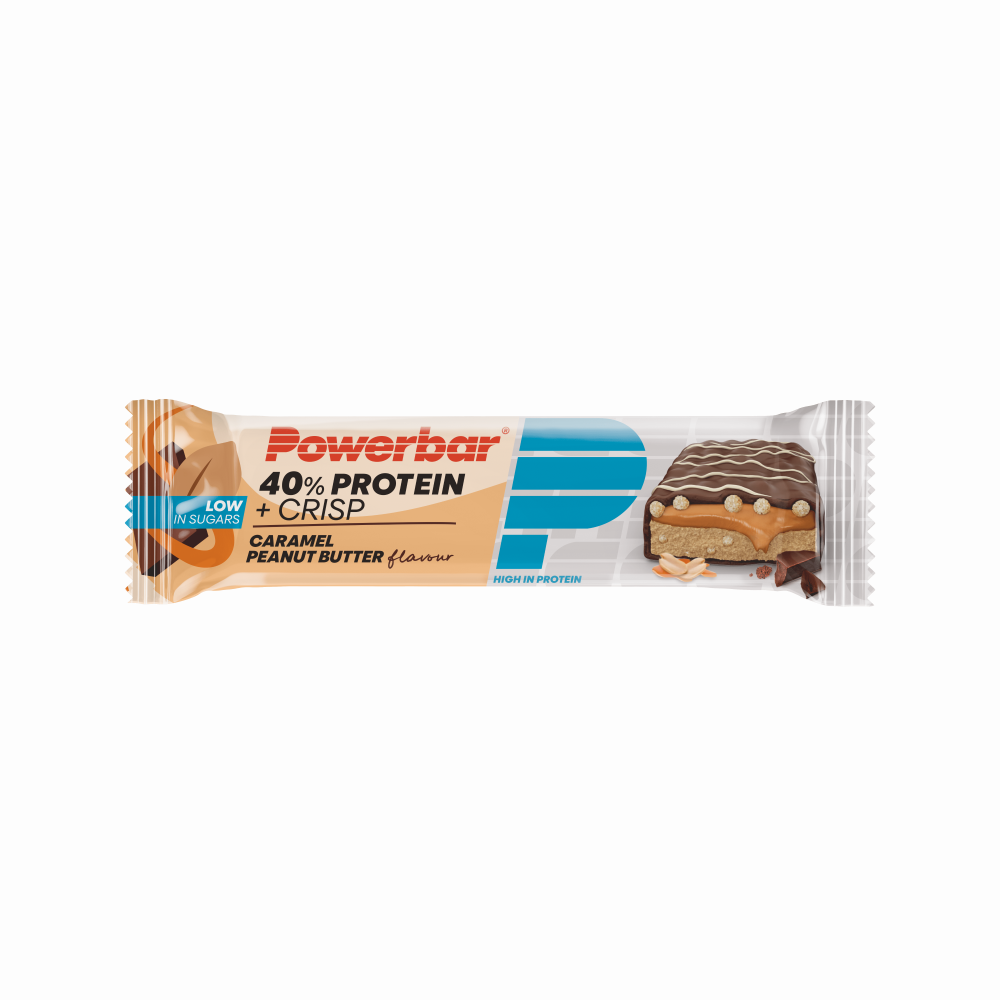 PowerBar 40% Protein energibar karamel og peanutbutter 40g