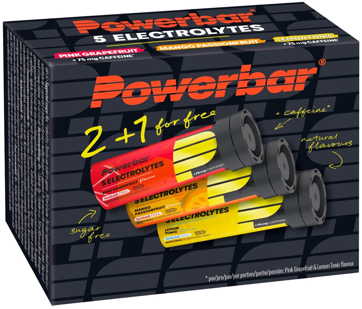Powerbar Elektrolytes Tabs - 2+1 Rør - Mango/Lemon/Pink Grape