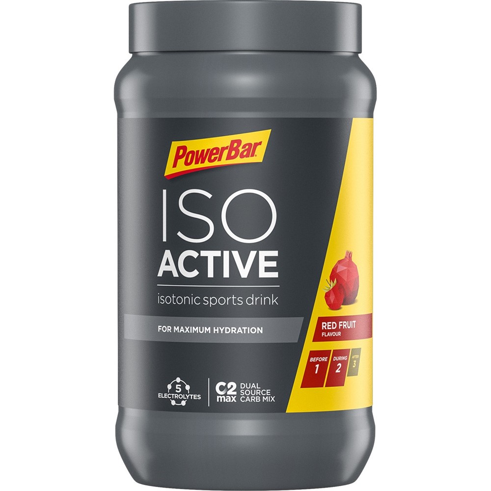 Powerbar IsoActive - Energidrik - Red fruit punch 600 gram