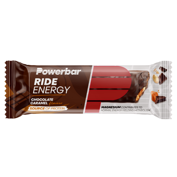 Powerbar Ride - Chocolate caramel +magnesium - 55 gram.