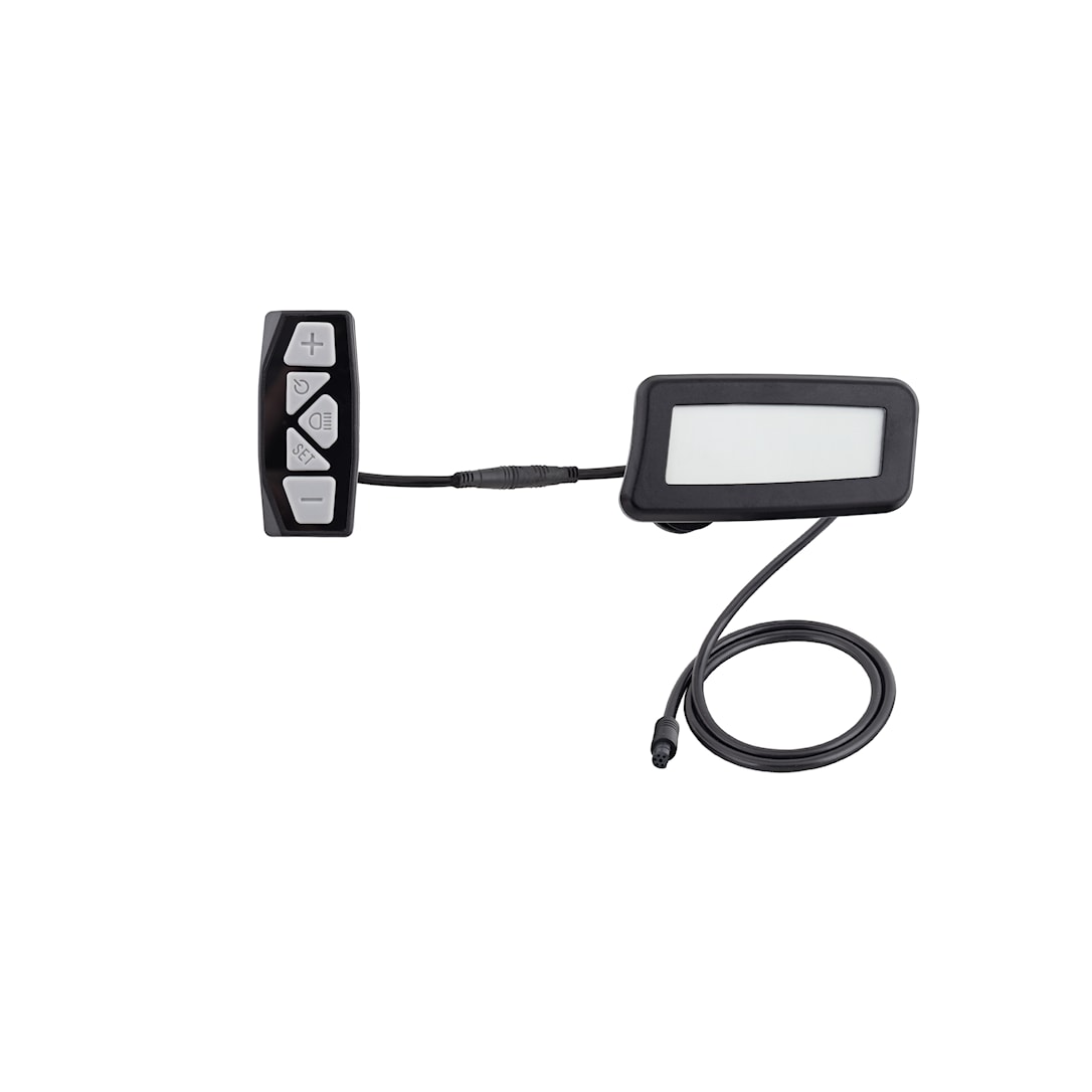 Promovec Display LCD Slim med knapper