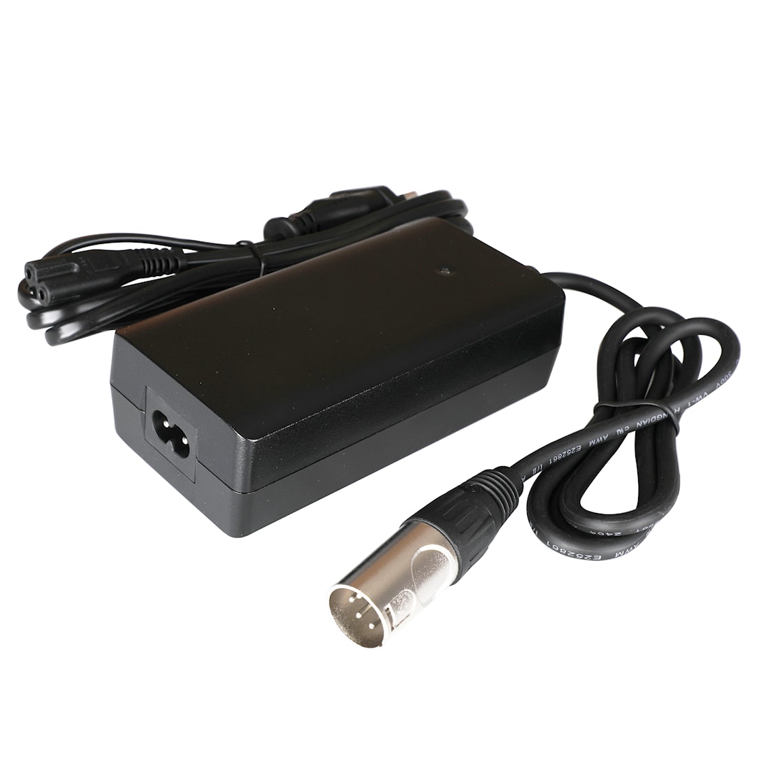 Promovec - Oplader Promovec 36V/2.00 AH med 4 ben stik - for DT1 batterier