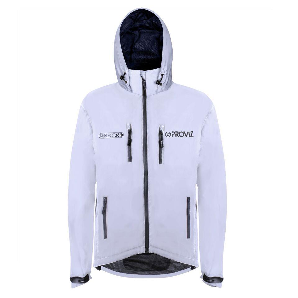 Veste De Cyclisme Proviz Reflect360 Pour Femme - Gris Réfléchissant, Taille 4 (longue, Légère)