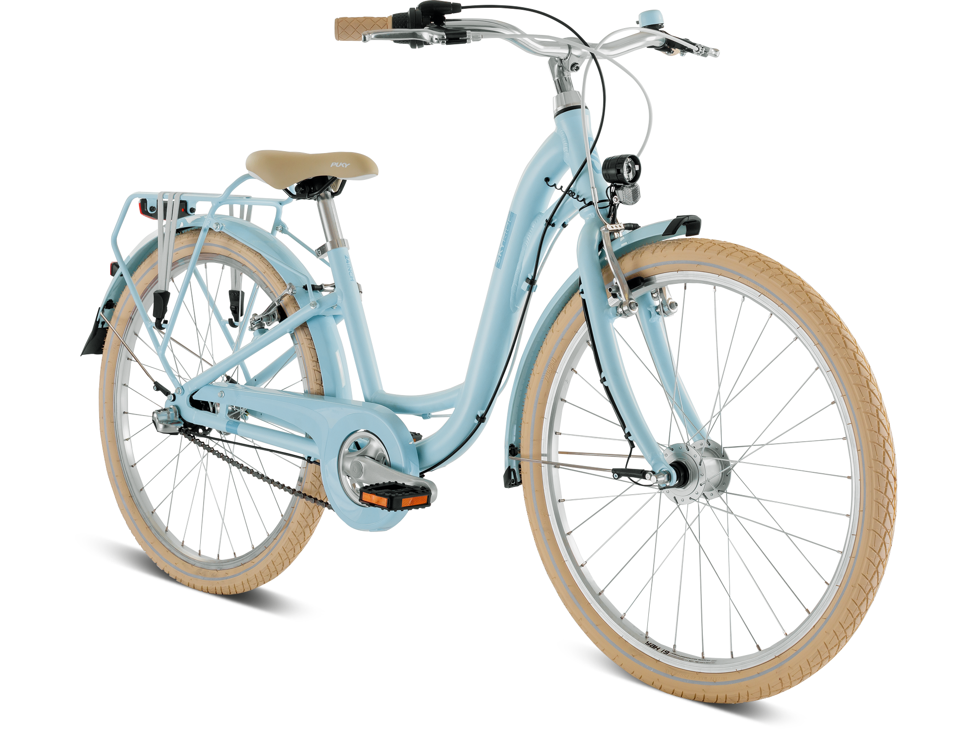Puky - Skyride 24-3 - Børnecykel fra 8 år - Retro blå