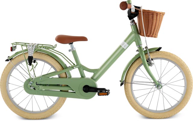 Puky - Youke Classic 18 - Børnecykel fra 5 år - Retro grøn