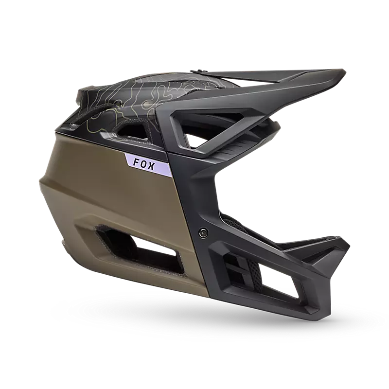 Refurbished - FOX Proframe Frequency fullface-hjelm army grøn
