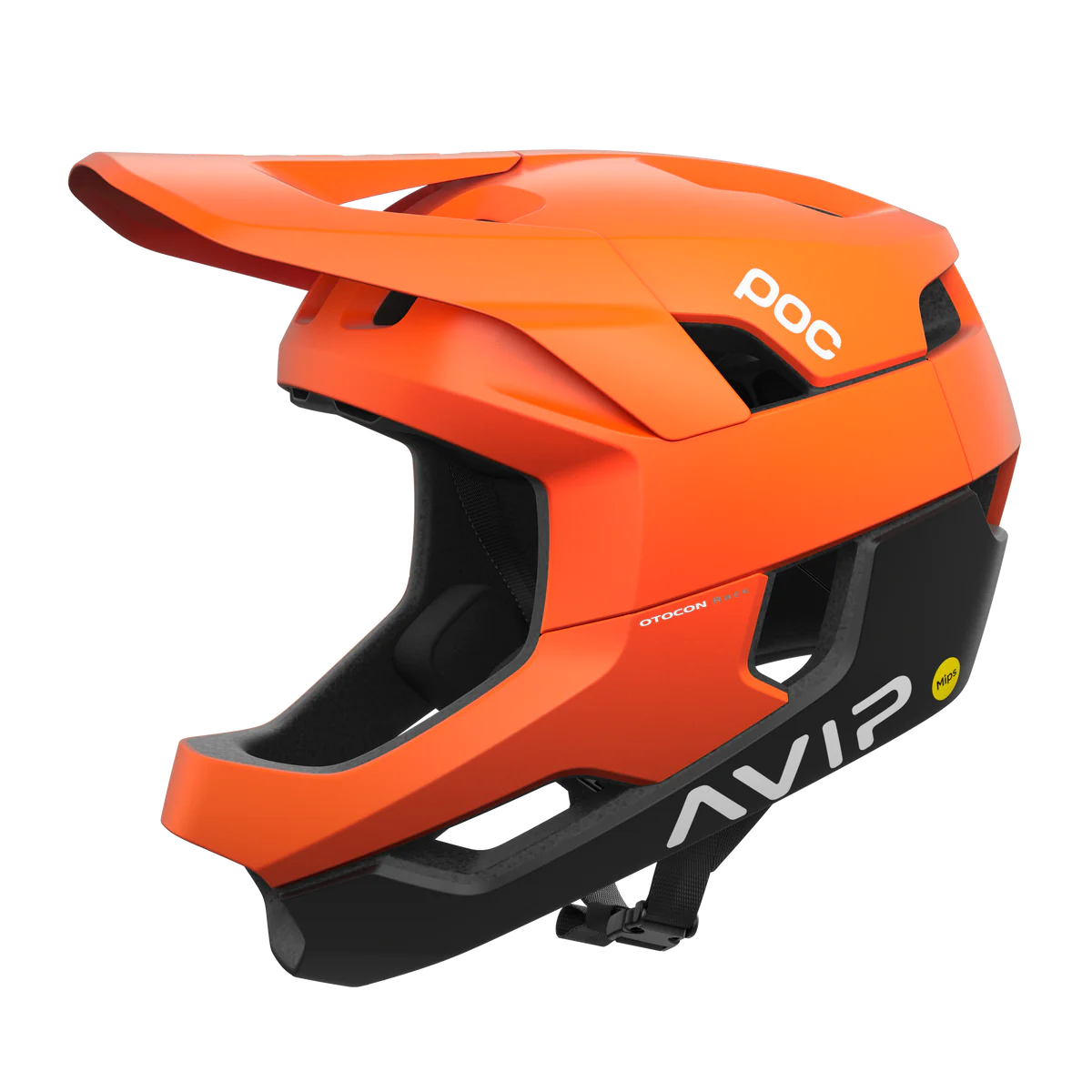 Refurbished - POC Otocon Race Mips Fullfacehjelm fluorescent orange/uranium black