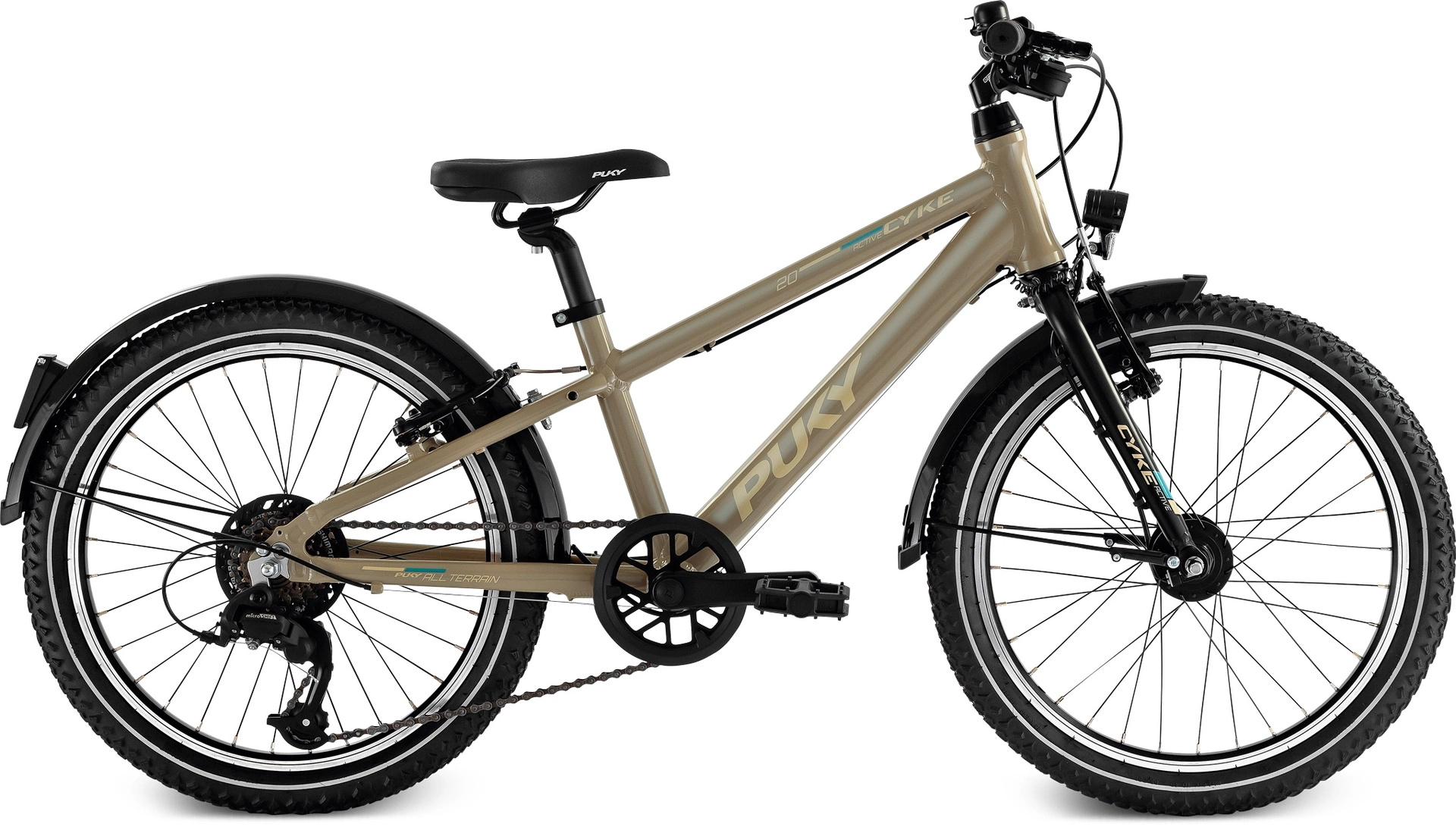 Refurbished - Puky Cykel 20-7 Active alu. børnecykel sand/sort