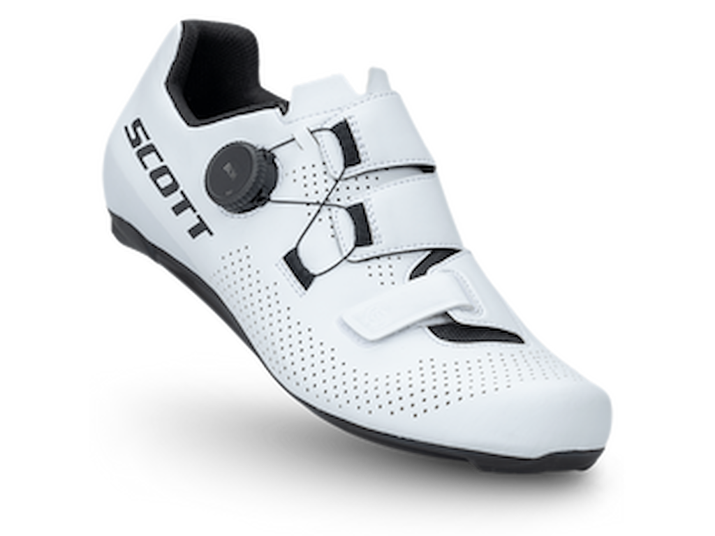 Refurbished - SCOTT Team Boa Road cykelsko hvid/sort herre str. 45