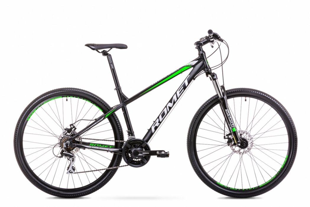 Romet - Rambler R9.1 29 21speed Acera-mix | Mountainbikes Romet Rambler R9.1 29 21speed Acera-mix Sort/Grøn | Mountainbikes