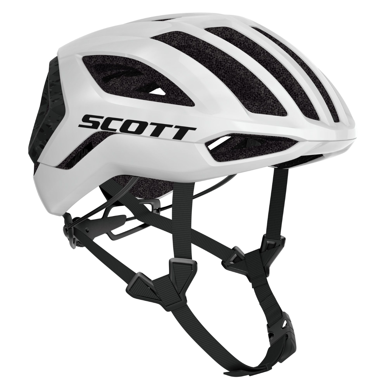 Scott Centric Plus (MIPS) Cykelhjelm - Mineral White Black