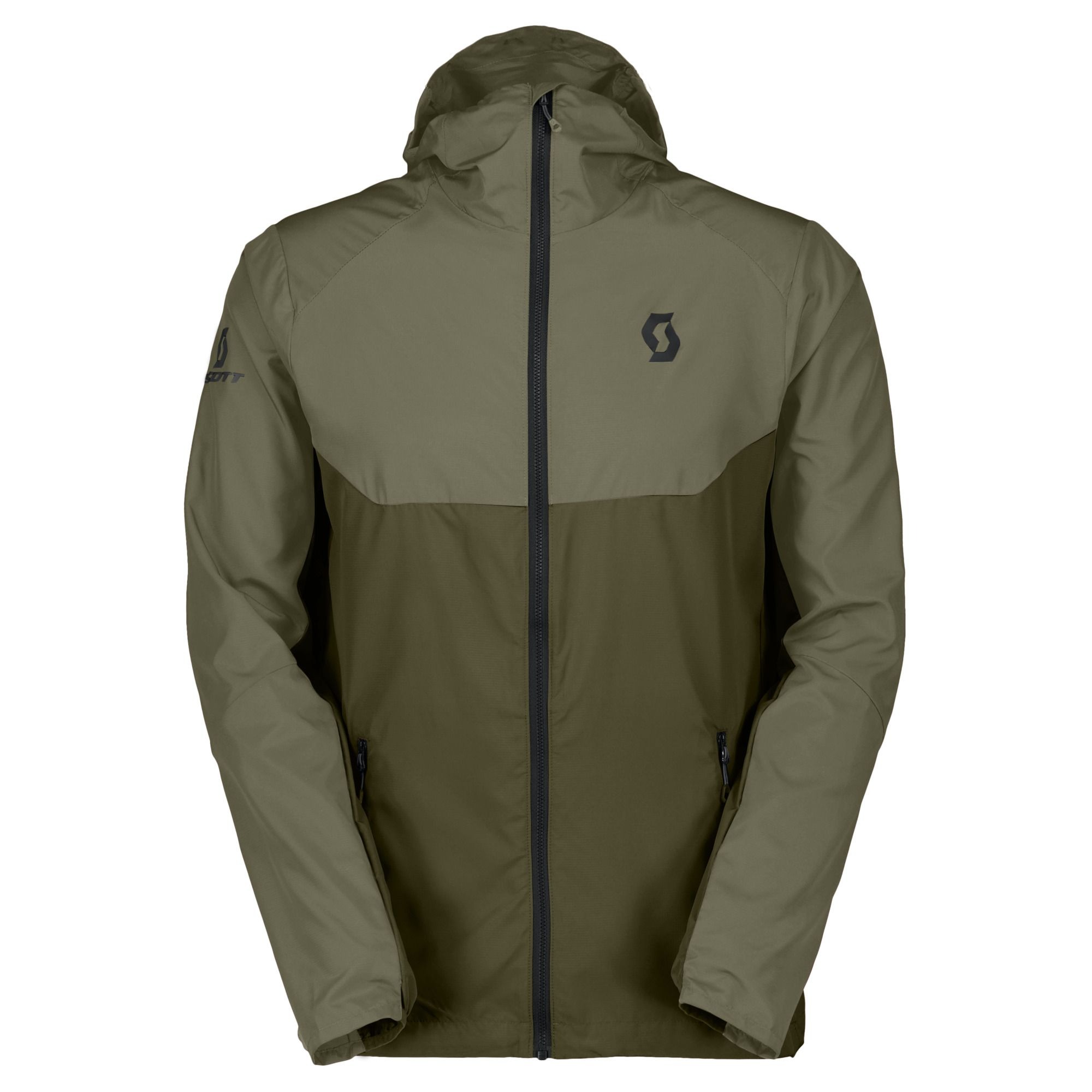 SCOTT Explorair Light Windbreaker cykeljakke hay green/fir green herre (Størrelse: Small)