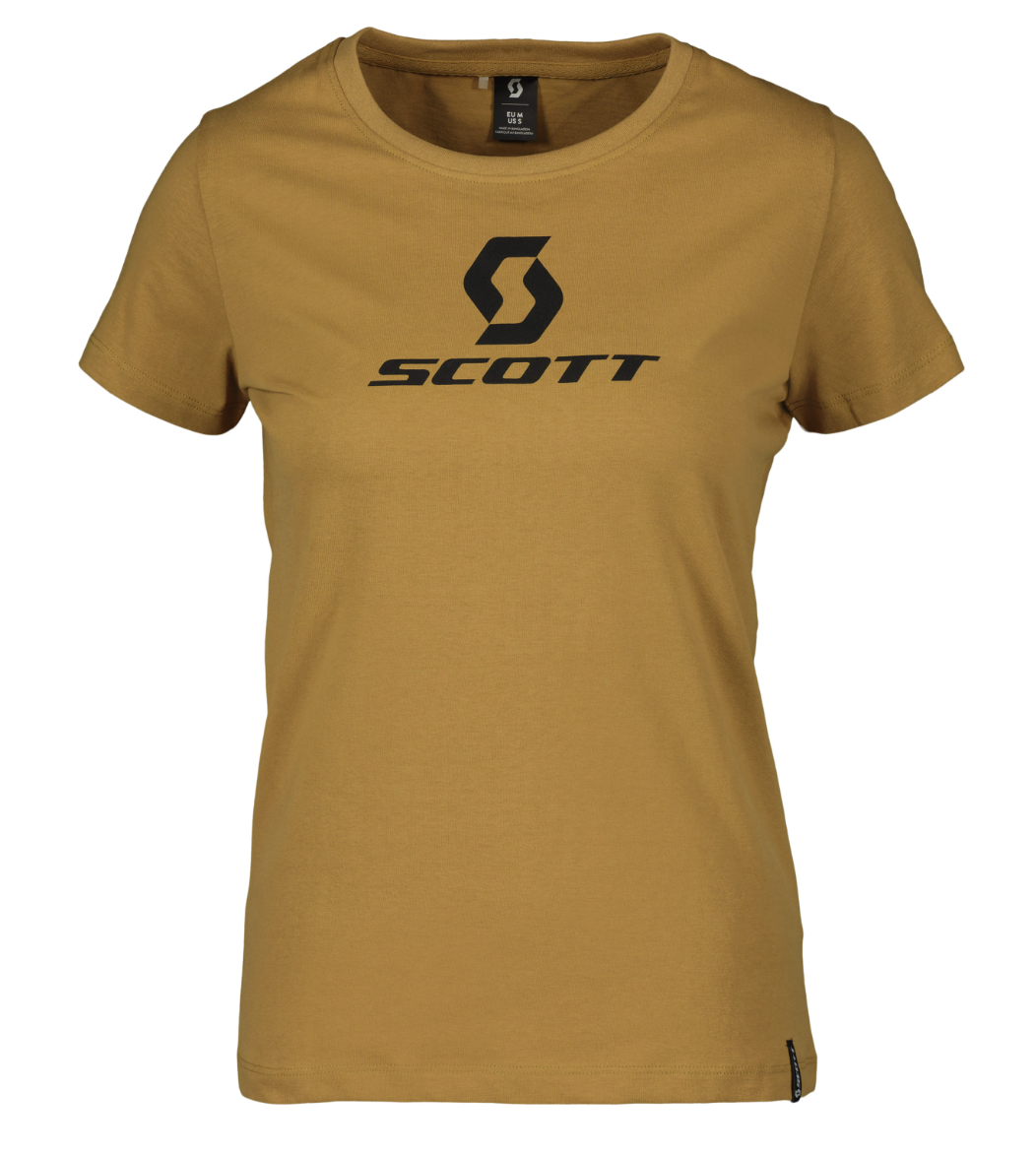 SCOTT Icon SS T-shirt til Kvinder, Beige Str. XL