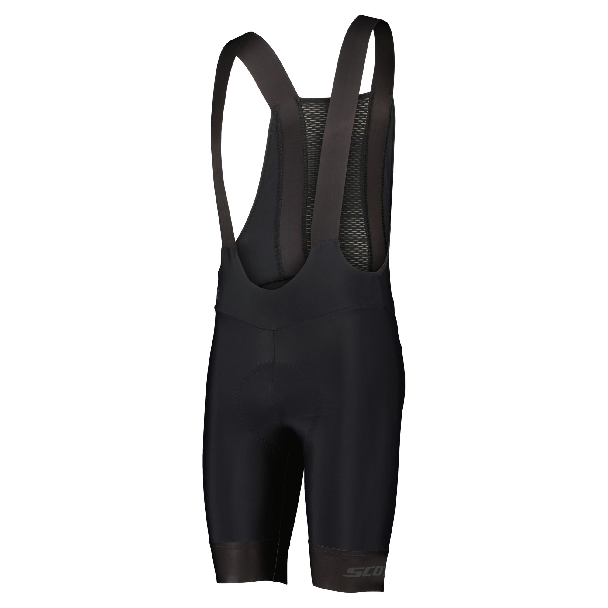 SCOTT RC Pro+++ - Bibshorts - Sort med Gråt Logo - Str. S