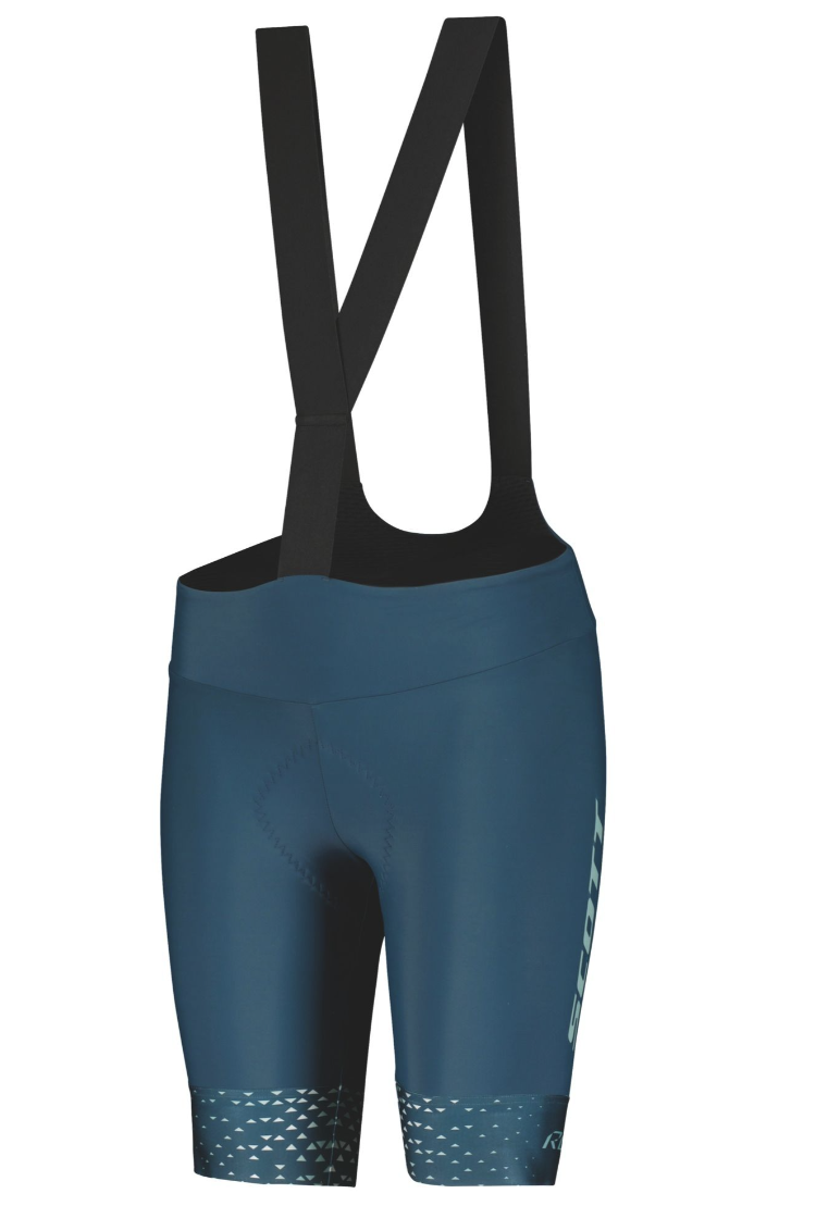 SCOTT RC Pro +++ bibshorts northern blue/northern mint green dame (Størrelse: Small)