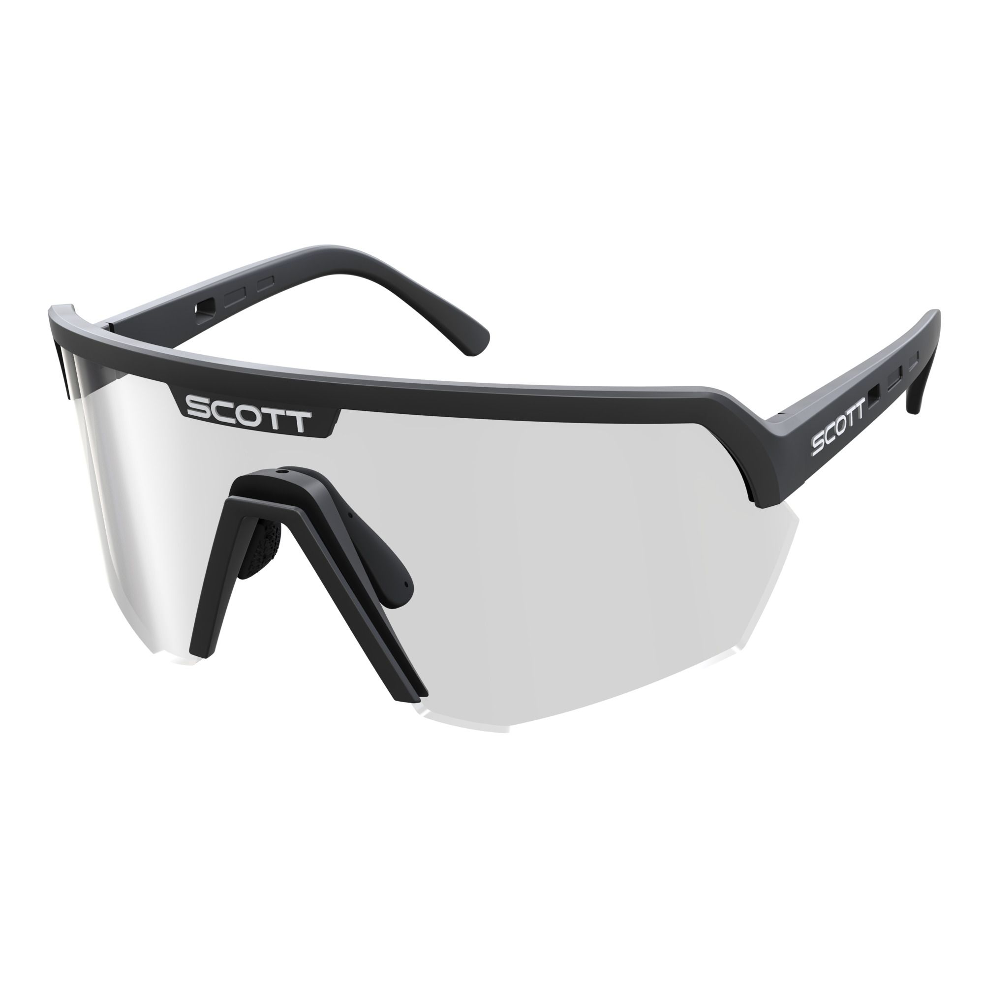 SCOTT Sport Shield Cykelbriller Sort/Klar