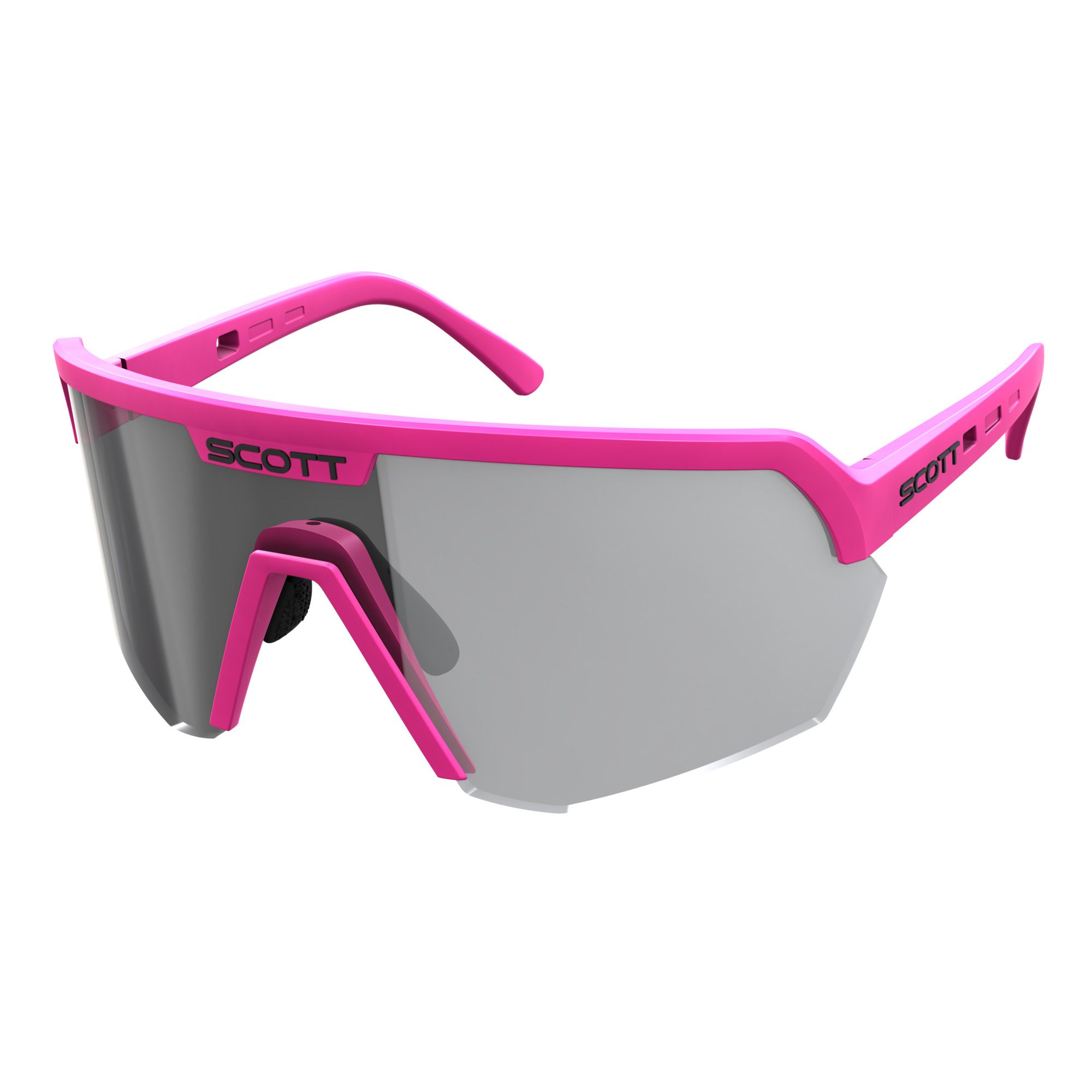 SCOTT Sport Shield Light Sensitive Cykelbriller Pink/Grå