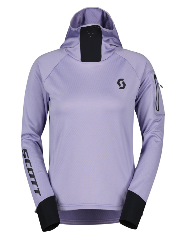 SCOTT Trail Storm Hoody til Kvinder, Lilla (Størrelse: Large)