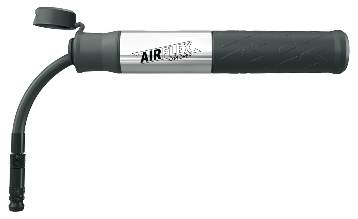 SKS Airflex Explorer Minipumpe 205mm 5bar/73psi - Auto & Racerventil - Sort