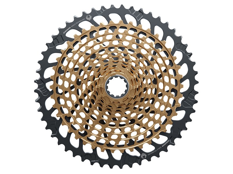 SRAM XX1 Eagle XG-1299 Kassette Guld - 12-speed X-Glide gold / 10-52T