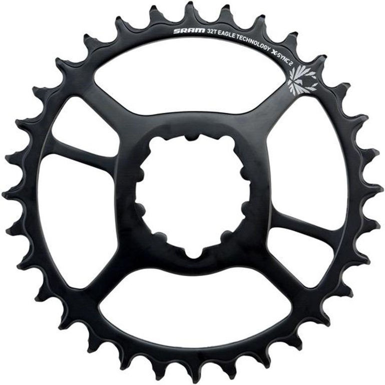 Sram Eagle - Klinge 32 tands rund - 1 x 12 gear - Direct Mount - 3 mm offset - Sort