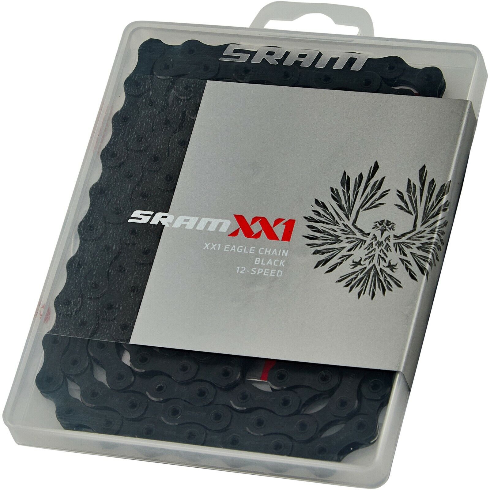 Sram XX1 - Kæde - 12 gear - 126 led - Hollow Pin - Chrom