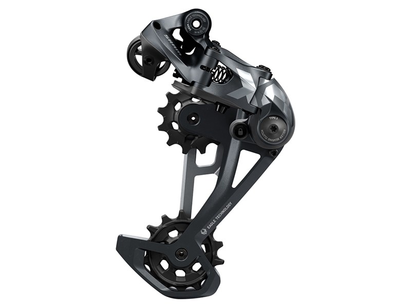 Sram X01 Eagle - Bagskifter - 12 Speed - Grå/Sort