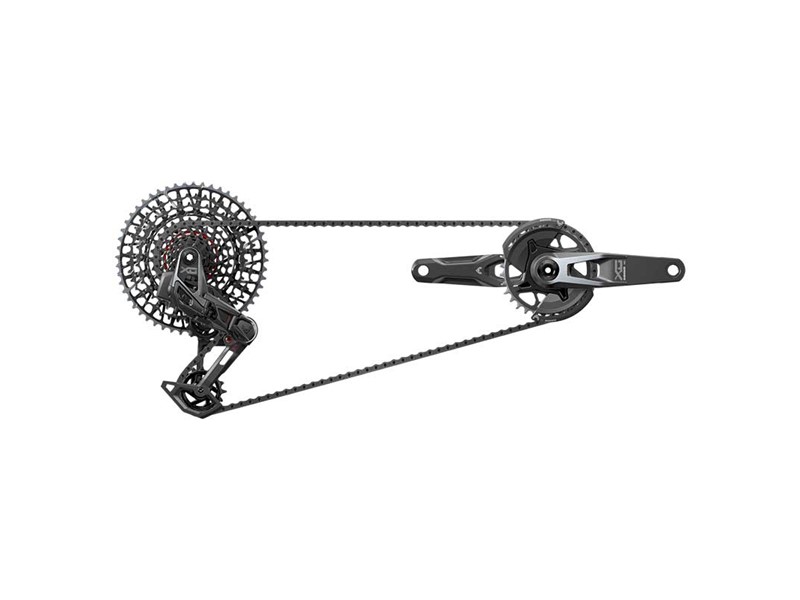 SRAM X0 T-Type AXS 1x12 165mm Gruppe