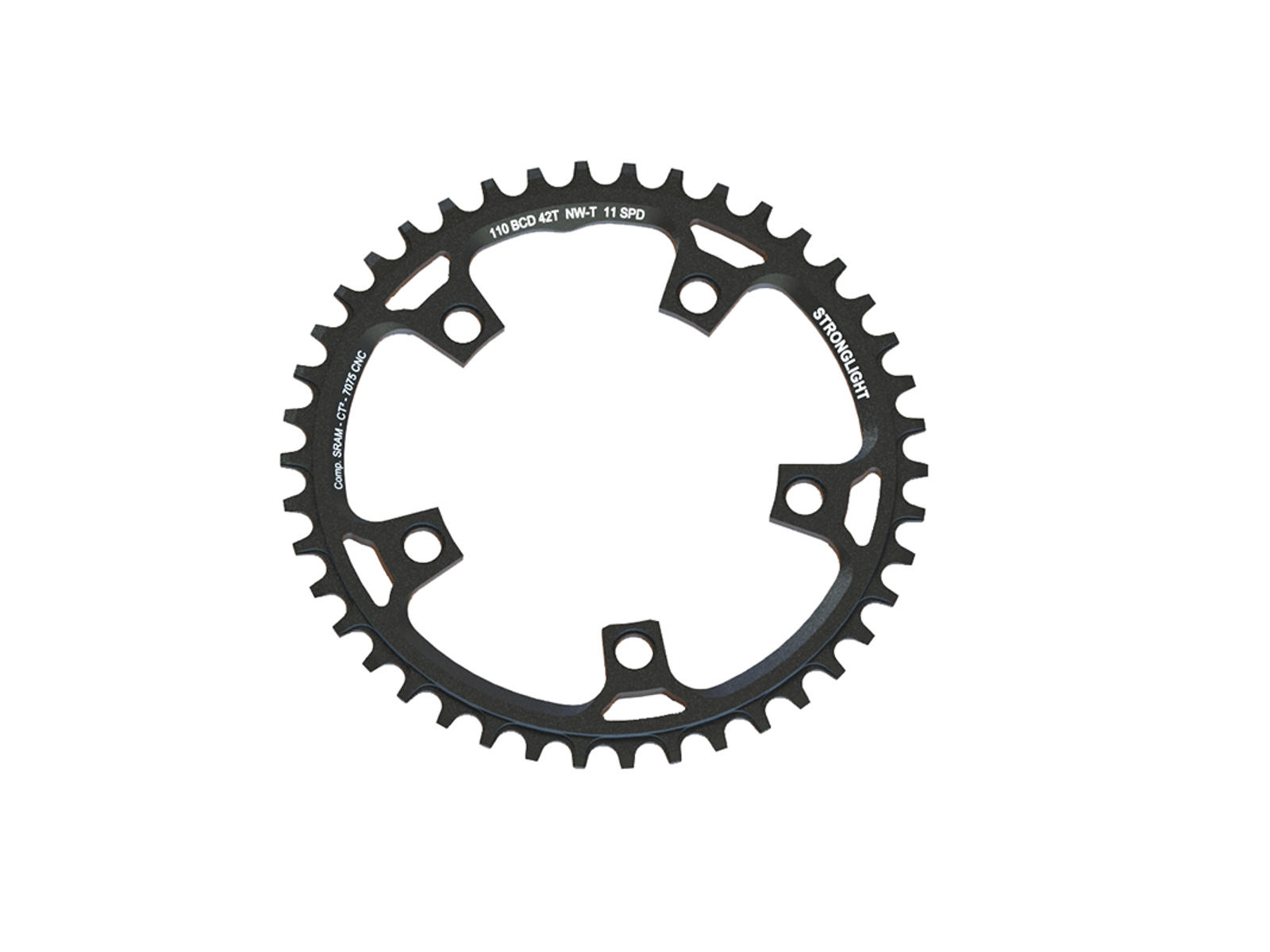STRONGLIGHT 44T Klinge Singlespeed Ø110 5-huller